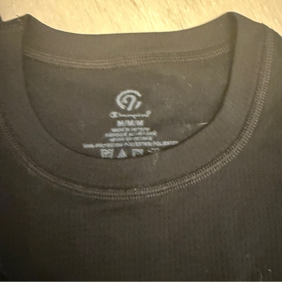 Champion Cat & Jack Black Thermal Shirt and pants set for cold weather outdoors - Picture 4 of 8